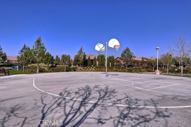 view of sport court