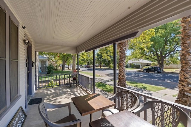 view of patio / terrace featuring a porch