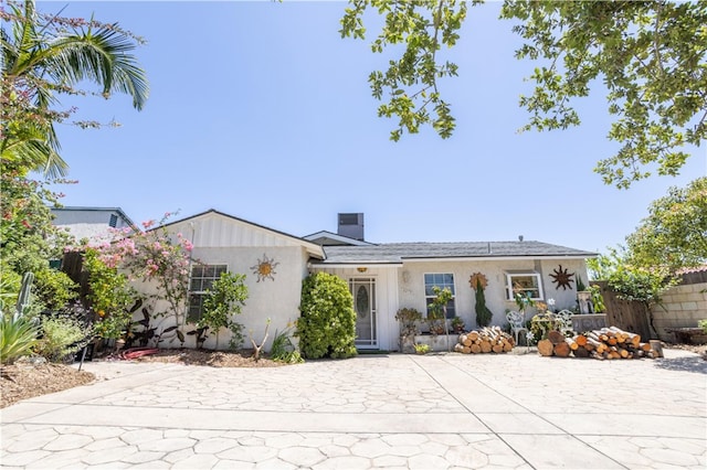 view of front of home