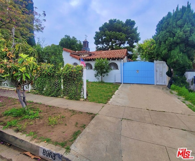 view of mediterranean / spanish house