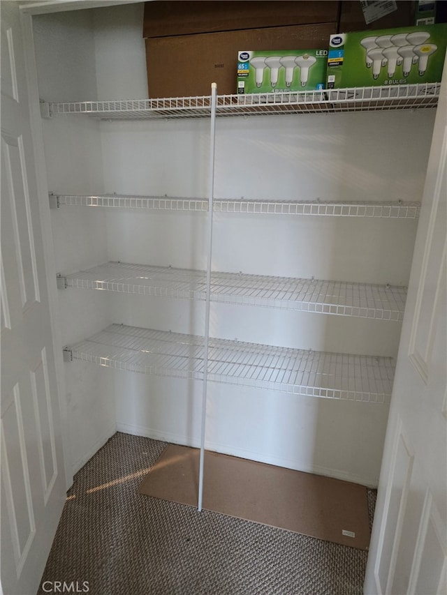 view of pantry