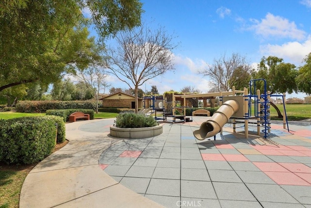 surrounding community featuring a playground