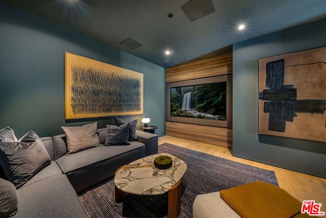 interior space featuring hardwood / wood-style flooring