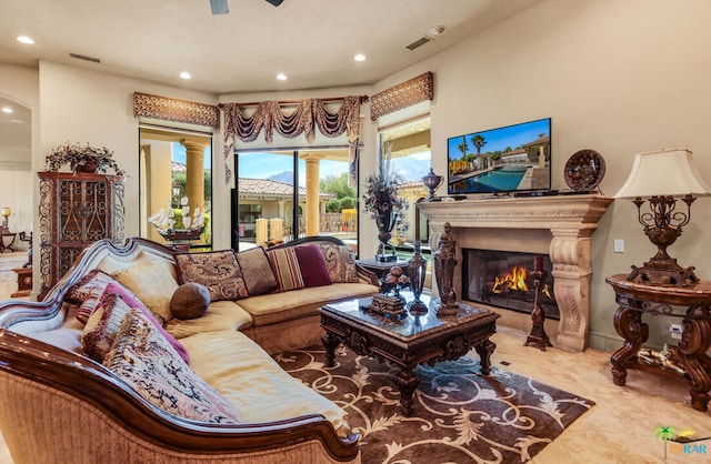 view of living room