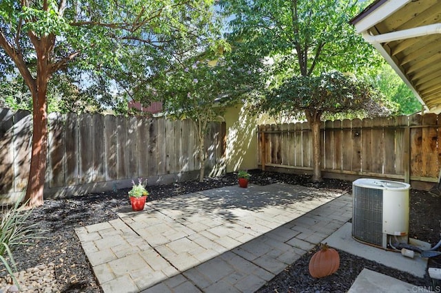 view of patio with cooling unit