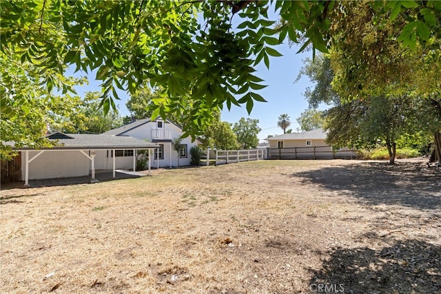 view of yard