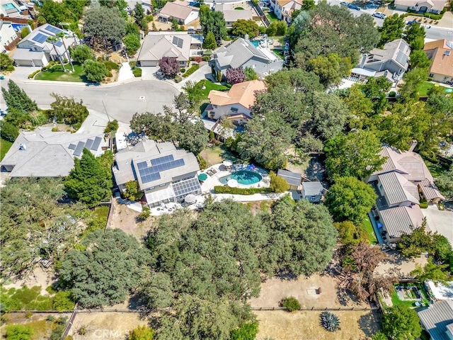 drone / aerial view featuring a residential view