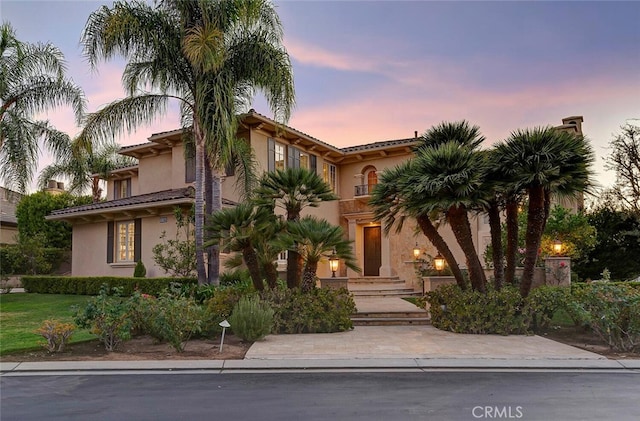 view of mediterranean / spanish house