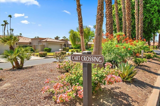 view of community / neighborhood sign