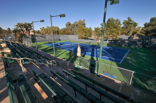 view of sport court featuring basketball court