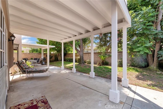 view of patio