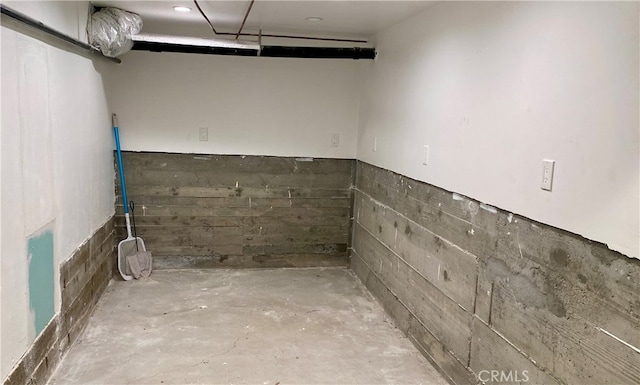 view of basement