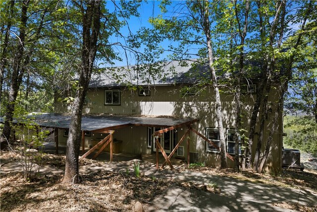 view of rear view of property