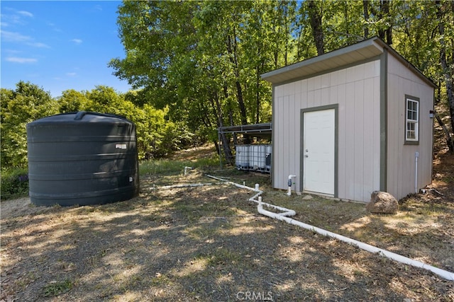 view of outbuilding