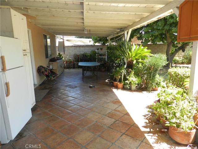 view of patio