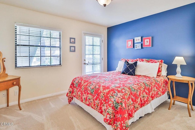 bedroom featuring carpet floors