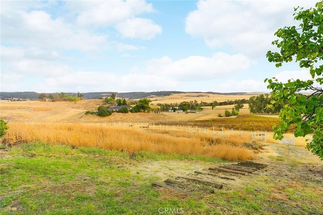 view of landscape with a rural view