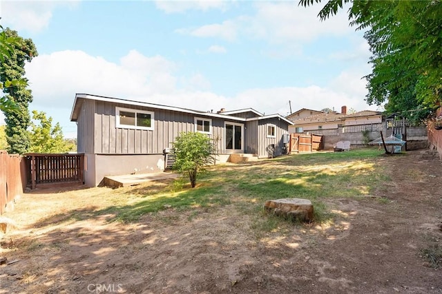 view of rear view of property