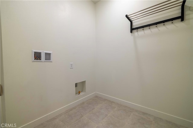 laundry room with hookup for a washing machine