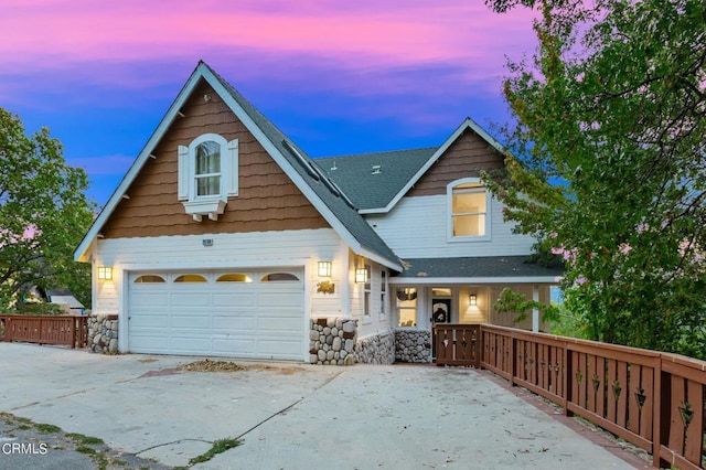 28708 Zion Dr, Lake Arrowhead, CA 92352 - view of front of home featuring a porch