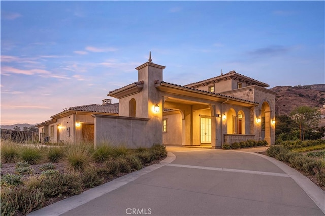 view of mediterranean / spanish-style home