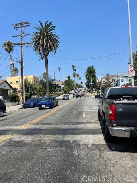 view of road