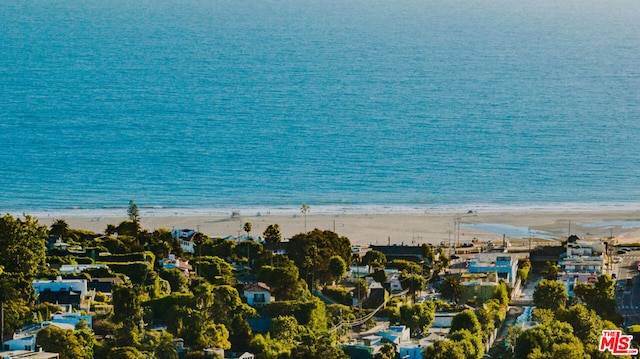 water view with a beach view