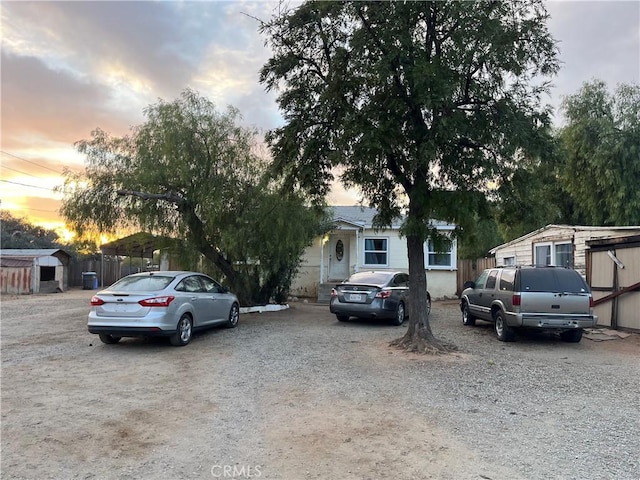 view of front of home