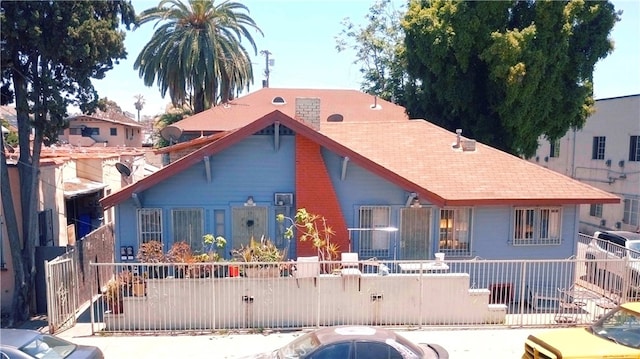 view of front of home