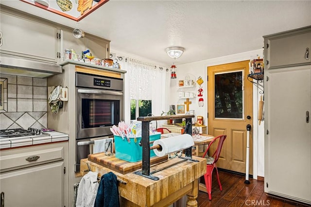 179 Golf Course Rd, Lake Arrowhead, CA 92317 - dining area featuring dark wood-style floors