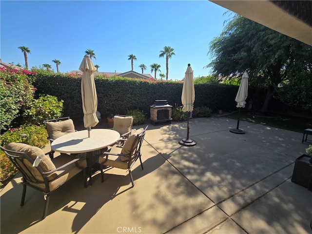 view of patio