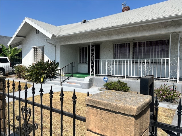 view of ranch-style home