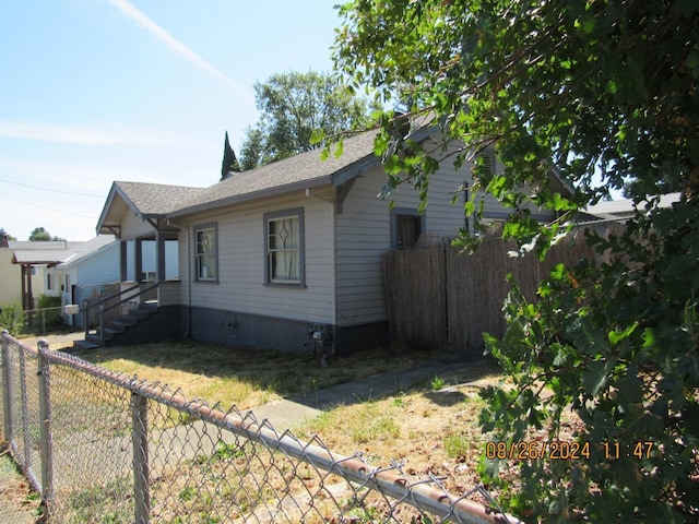 view of side of home