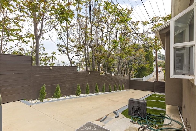 view of patio with ac unit