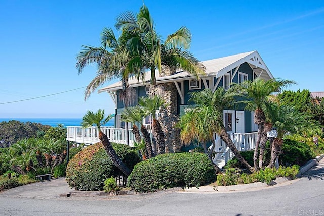 view of front of home