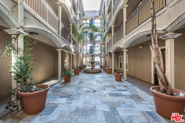 view of community featuring a patio area