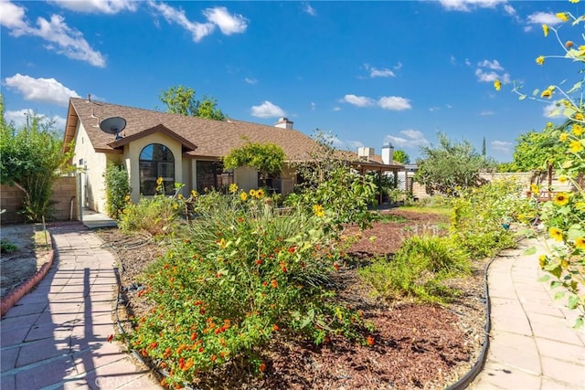 view of front of home