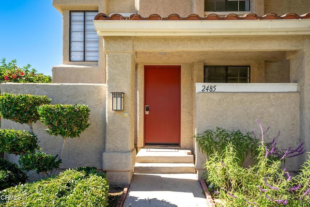 view of entrance to property