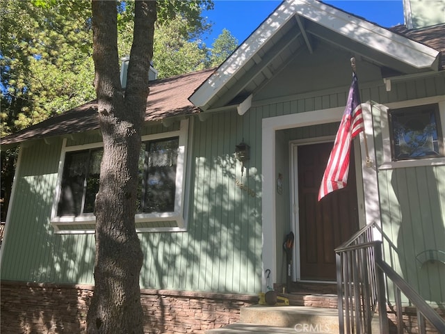 view of entrance to property