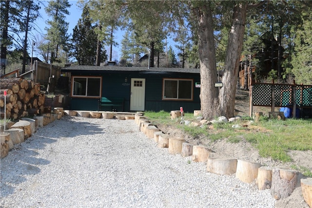 view of ranch-style house