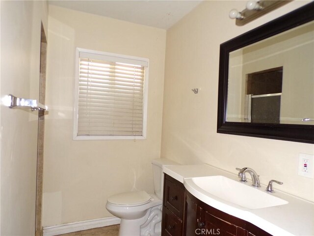 4066 Tenango Rd, Claremont, CA 91711 - bathroom featuring toilet, a shower stall, and vanity