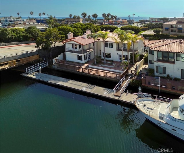 16592 Grimaud Ln, Huntington Beach, CA 92649 - drone / aerial view of a nearby body of water