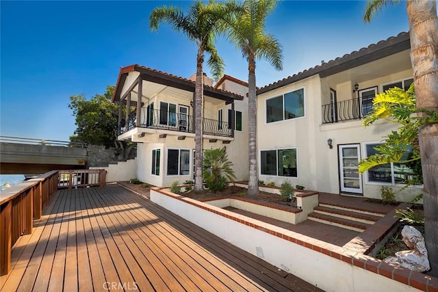 16592 Grimaud Ln, Huntington Beach, CA 92649 - view of wooden deck