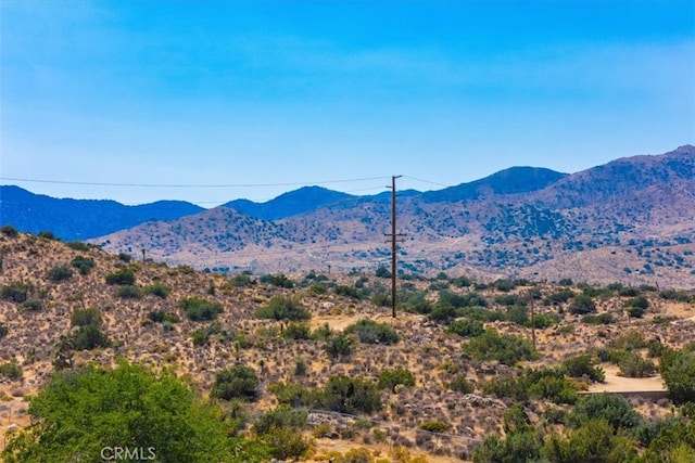 view of mountain feature