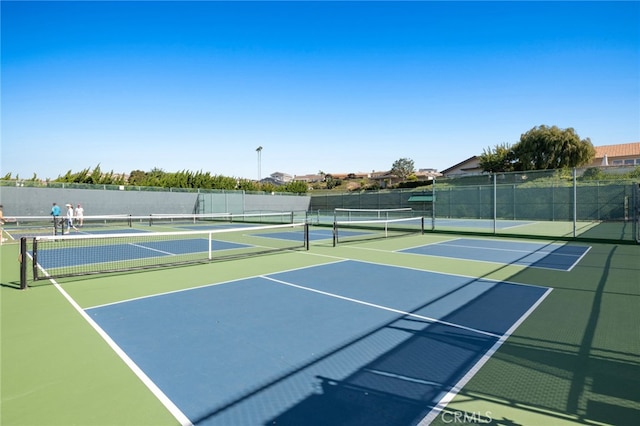 view of sport court featuring basketball court