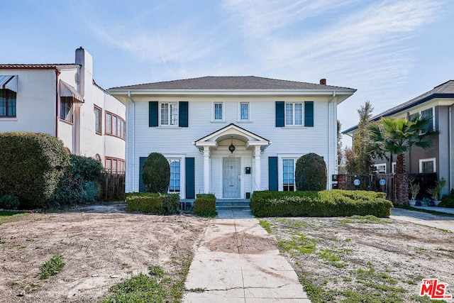 view of front of home