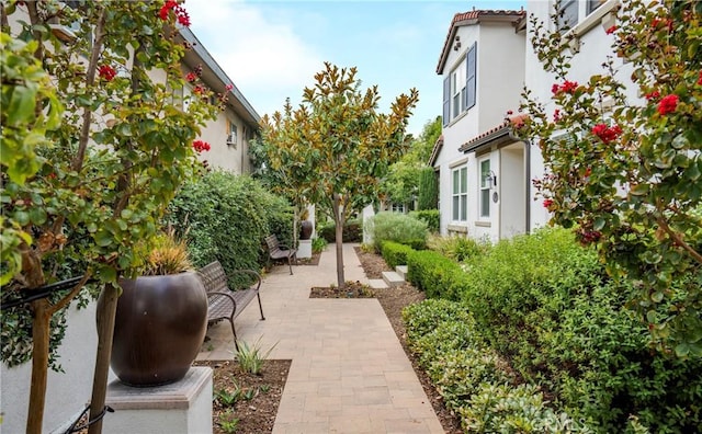 exterior space with a patio