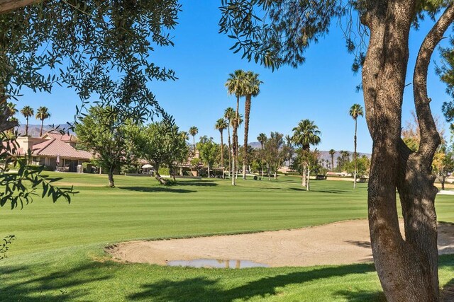 view of home's community featuring a lawn