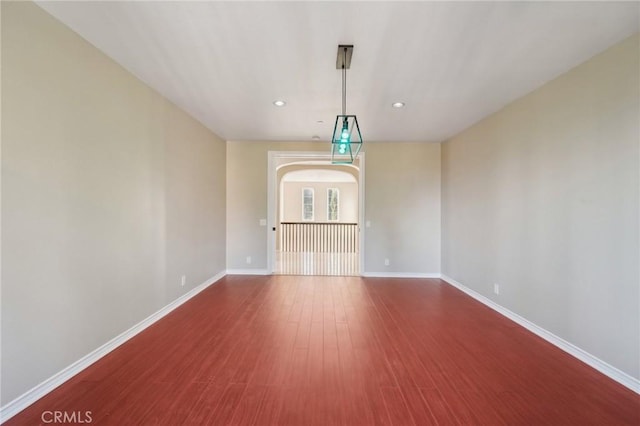 interior space featuring hardwood / wood-style flooring