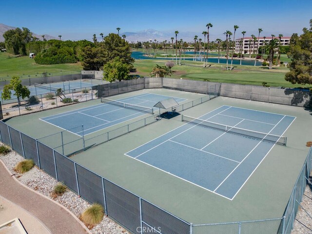 view of tennis court